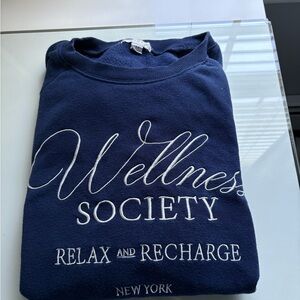 Wildfox Deep Blue Cozy Sweatshirt